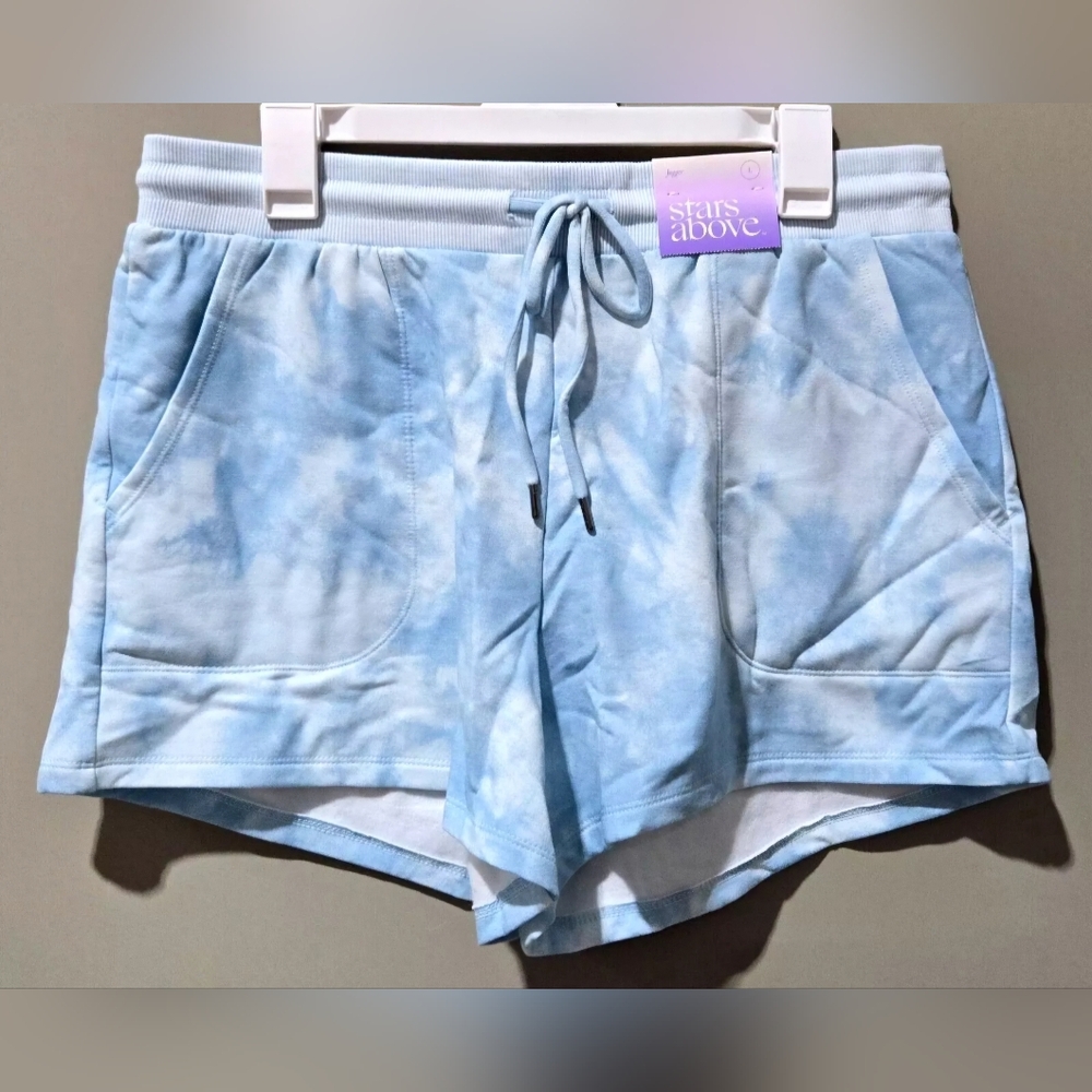 NWT Women's Stars Above Beautifully Soft Fleece Jogger Lounge Shorts, Size Small